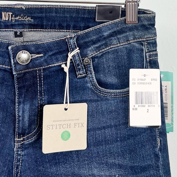 NWT Kut From the Kloth Catherine Distressed Boyfriend Jeans - Picture 4 of 8